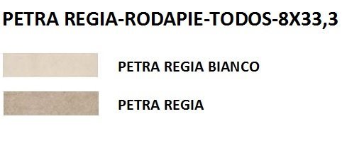 RODAPIE 8X33,3 PORCELANICO PETRA REGIA MATE (TODOS LOS COLORES) - CRT